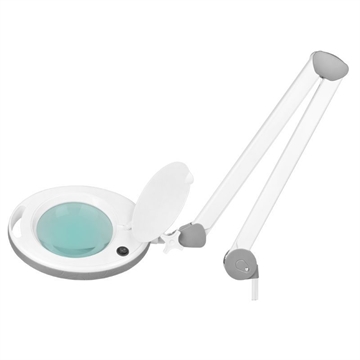 Elegante 6014 60 LED 5D Luplampe til bordplade hvid