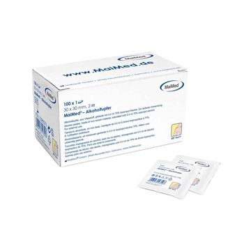 MAIMED ALCOHOL SWABS 30X30MM 70 % ETHANOL 100 STK