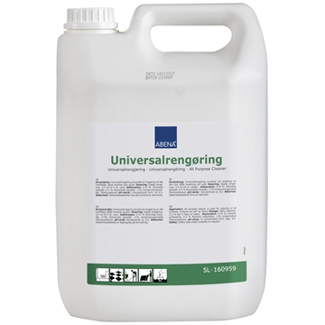 ABENA UNIVERSALRENGØRING UDEN FARVE OG PARFUME 5 LITER