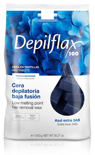 DEPILFLAX HÅRD VOKS AZULEN 1000 G