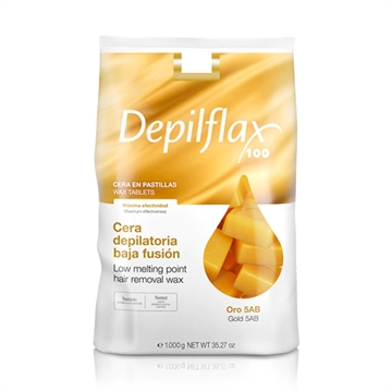 DEPILFLAX HÅRD VOKS GULD 1000 G