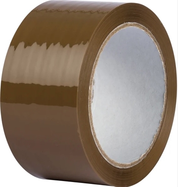 BRUN PAKKETAPE LOW NOISE 50MM X 50 METER