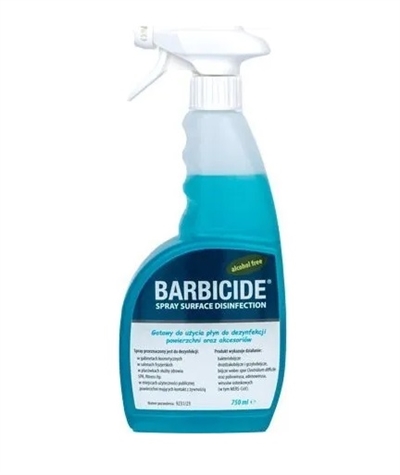 BARBICIDE DESINFICERINGS SPRAY TIL ALLE OVERFLADER 750 ML