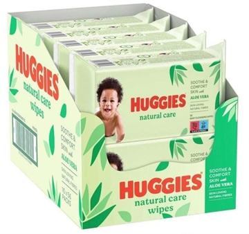 HUGGIES WIPES NATURAL CARE 10 X 56 WIPES
