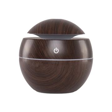 Aroma diffuser luftfugter spa 16 mørkt træ 130 ml