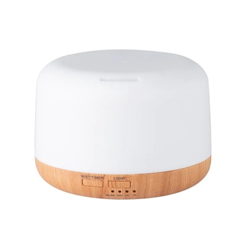 Aroma diffuser luftfugter spa 01 lys træ 300 ml + timer