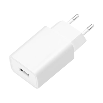 USB OPLADER ADAPTER HVID 5V/2A