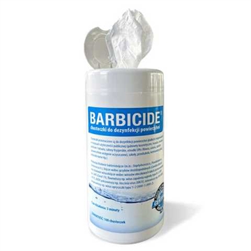 BARBICIDE OVERFLADEDESINFEKTIONSSERVIETTER 100 STK